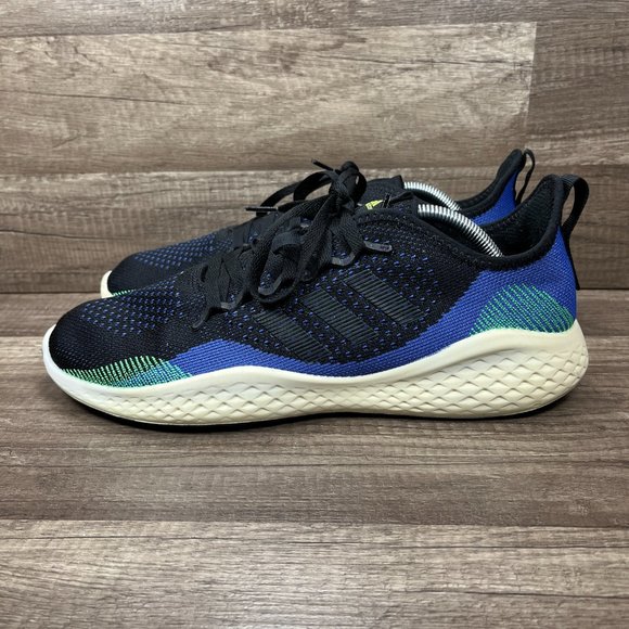 Adidas Pure Bounce Fluidflow 2.0 Black Blue Mens US Size 12 G58105 Sneakers - Picture 3 of 9